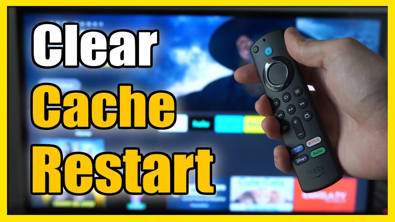 how to clear cache on firestick
